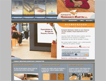 Tablet Screenshot of parquetsmartin.com
